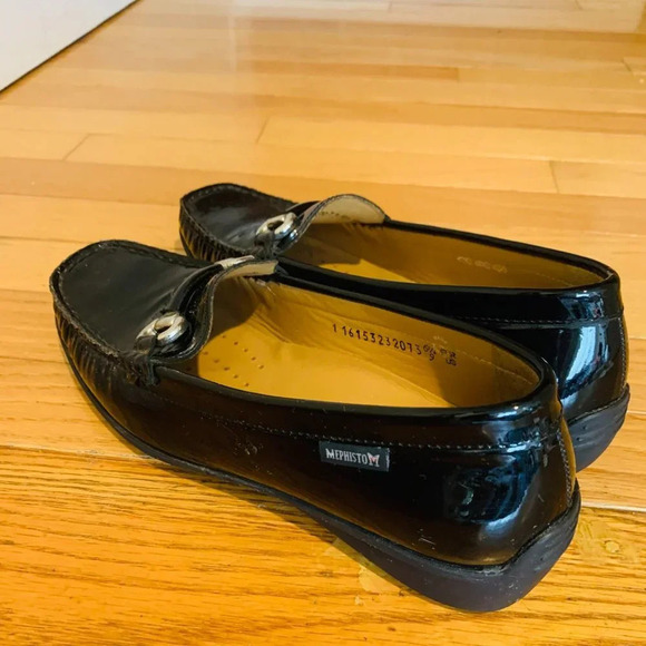 Mephisto 'Cool Air' Loafers Women's Shoes Patent Leather Slip On Moc Size 9 - Picture 10 of 14